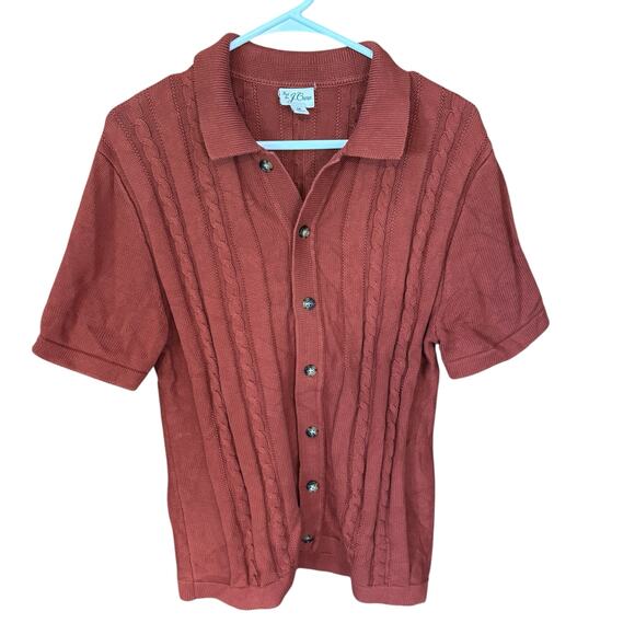 J. Crew Rust Short Sleeve Cardigan - Picture 10 of 10